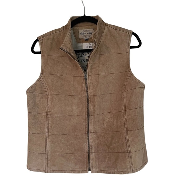 Scotts Suede Tan Suede Vest - Picture 1 of 5